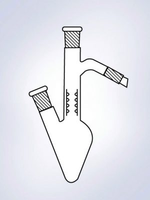 Pear Shape Flask - Vigreux