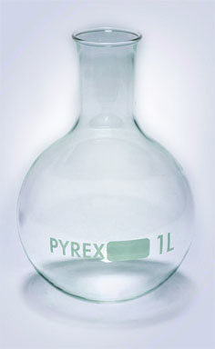 Flat Bottom Flask - Narrow Neck