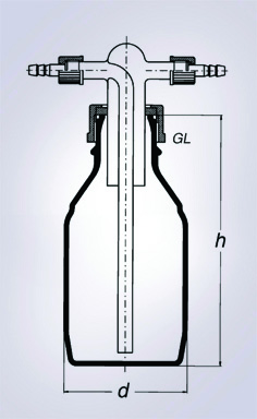 Gas Washing Bottles