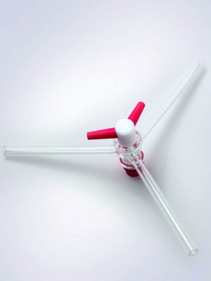 Stopcocks,Three way with PTFE Plug