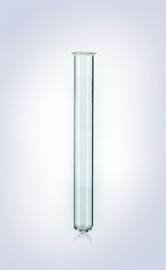 Test tube with rim