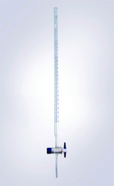 Burette, Straight Stopcock and PTFE Plug