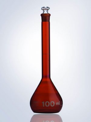 Volumetric Flask, Amber glass
