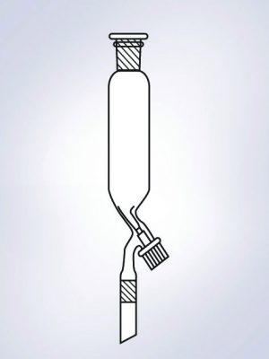 Dropping Funnels, Cylindrical Shape, Stem with Cone